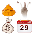 疯狂猜成语手指钱袋日历答案是什么？