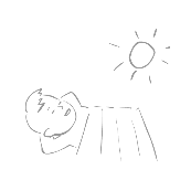 看图猜成语太阳下面一个人在睡觉答案是什么?