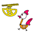 黄色的面子 一个公鸡是什么成语