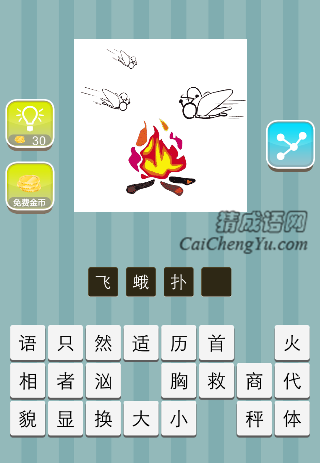 飞蛾 虫子飞翔火堆是什么成语