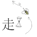 走 沙漏 蜜蜂是什么成语