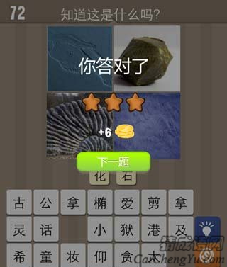 看图猜成语石头遗迹化石答案猜法心得分享
