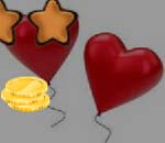 各种各样的多彩气球是孩子们的最爱