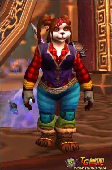 wow皮甲幻化_皮甲幻化：来自肯瑞托的熊喵人DZ!