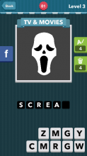 Horror mask, villian.|TV&Movies|icomania answers|icomania che