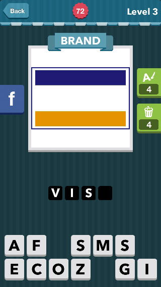 Blue and yellow box with white inbetween.|Brand|icomania answ