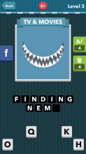 Shark teeth smile.|TV&Movies|icomania answers|icomania cheats
