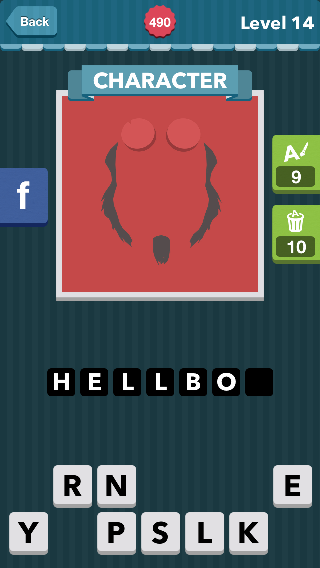 Large red eyes with side burns and goatee.|Character|icomania