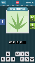 A green leaf|TV&Movies|icomania answers|icomania cheats|_Weed