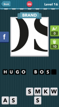 The letters O and S.|Brand|icomania answers|icomania cheats|_