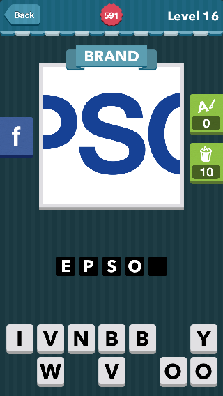 A white background and blue letters and one is the letter “