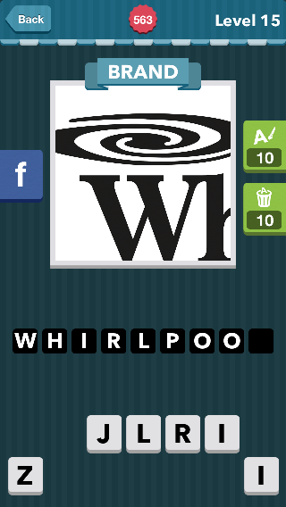 A large black W underneath a swirly circle.|Brand|icomania an