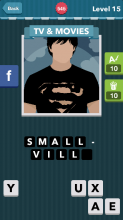 A man wearing a black Superman shirt.|TV&Movies|icomania answ