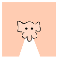 疯狂猜图粉色背景画着一只小象_游戏动漫