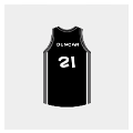 疯狂猜图黑色21号球衣上面写着DUNCAN_球队