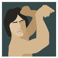 疯狂猜图人光着膀子蛇形拳_名人明星