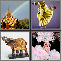 泰国_看图拼字答案及图片