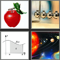 牛顿_看图拼字答案及图片