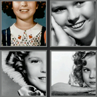 秀兰邓波儿_看图拼字答案及图片