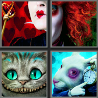 爱丽丝梦游仙境_看图拼字答案及图片