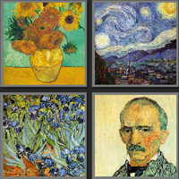 梵高_看图拼字答案及图片